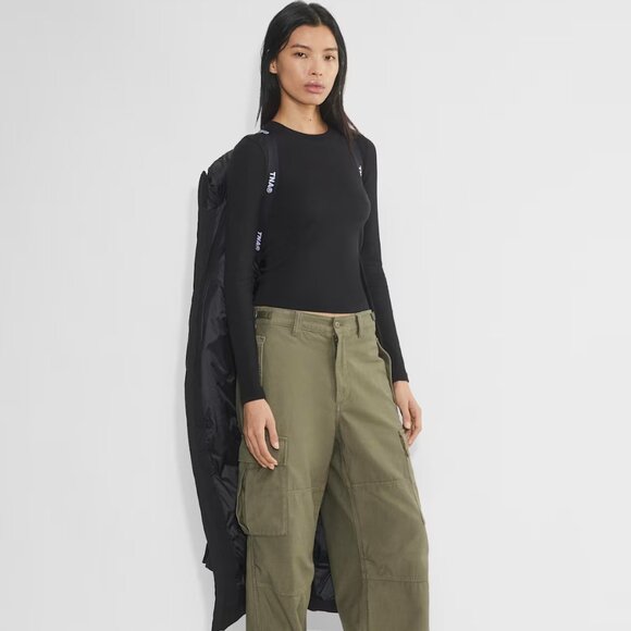 NWT Aritzia TNA The Powder Dri Parka™ Long - Size S - Total Eclipse (Navy Blue) - Picture 9 of 9